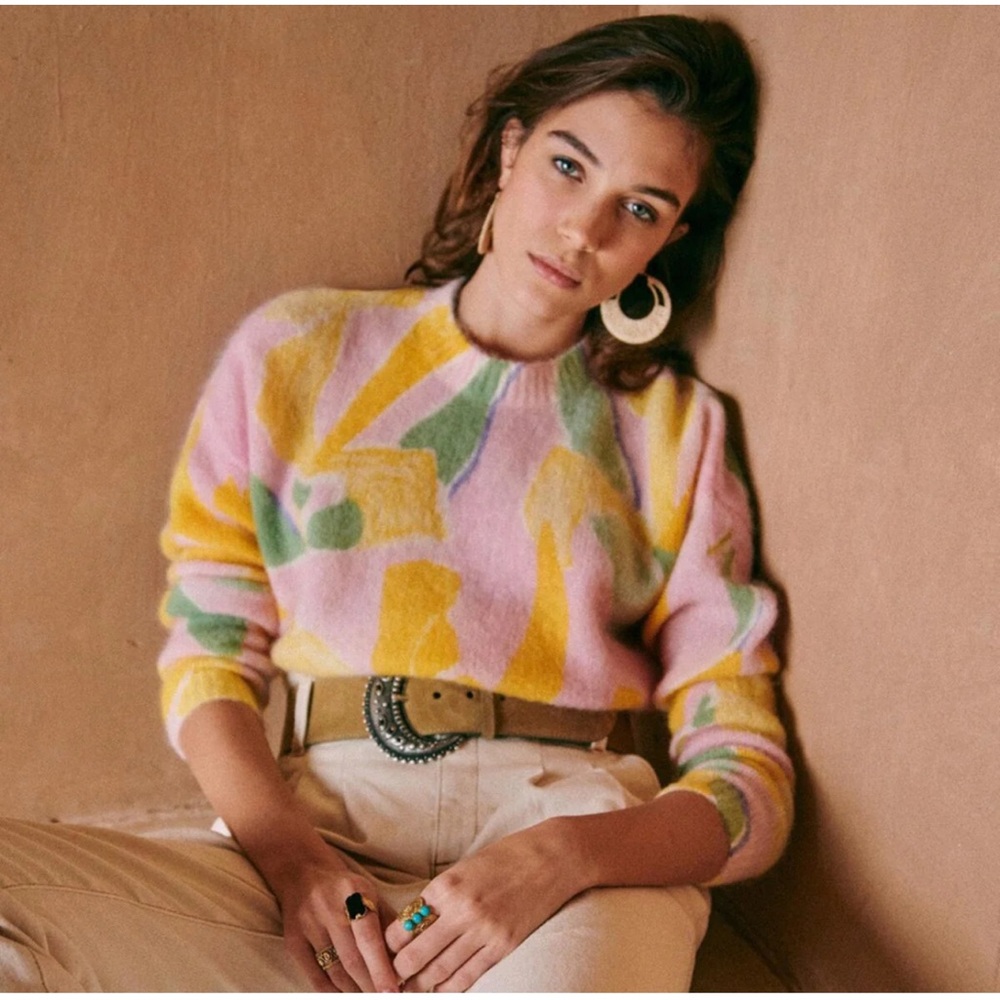 RARE Sezane Pull Bahia Sweater ✨